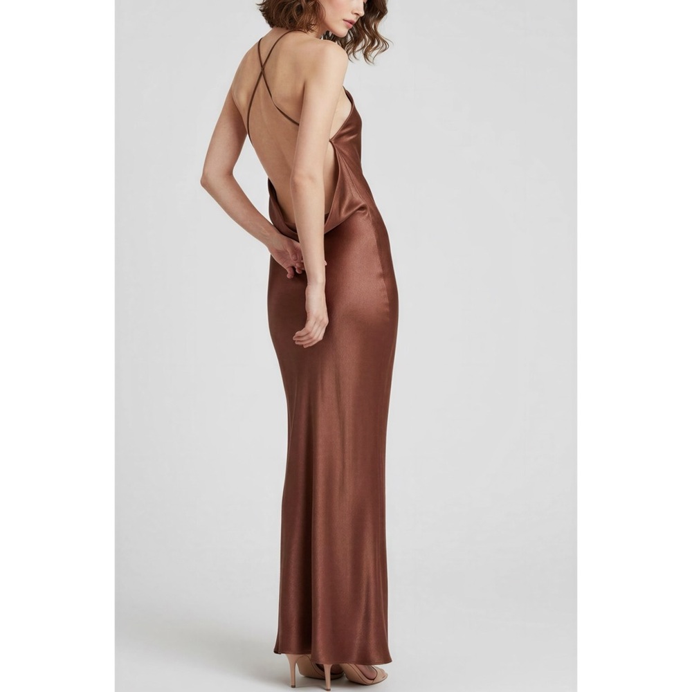 BEC & BRIDGE Annika Maxi Dress, Chocolate, 4 (US) - Picture 6 of 13